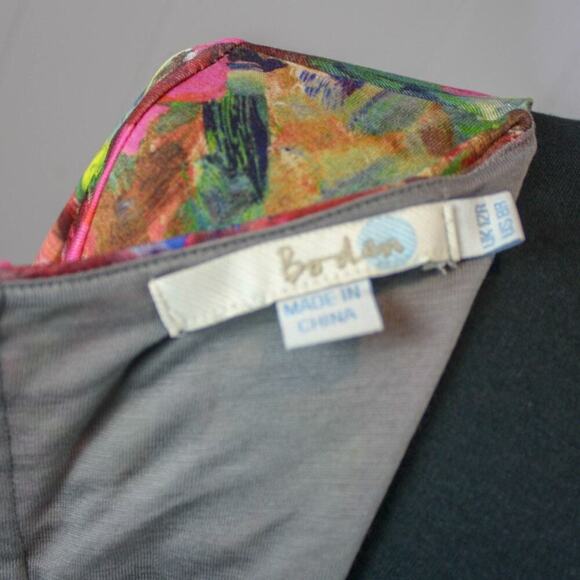 Boden Floral Midi Dress Sheath Pencil Straight Pink Green Spring 8 - Picture 4 of 4